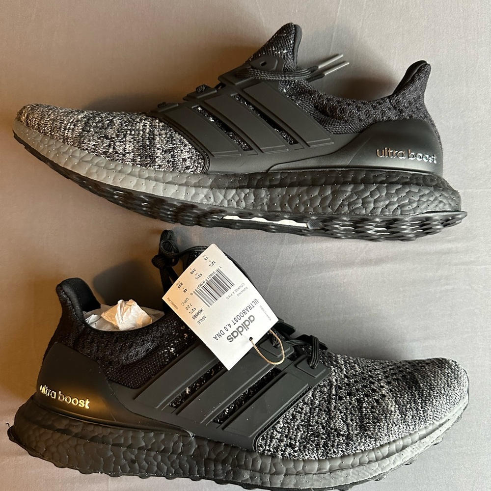 BNWT Adidas UltraBoost 4.0 DNA 'Grey Four Black Size 13
H0480